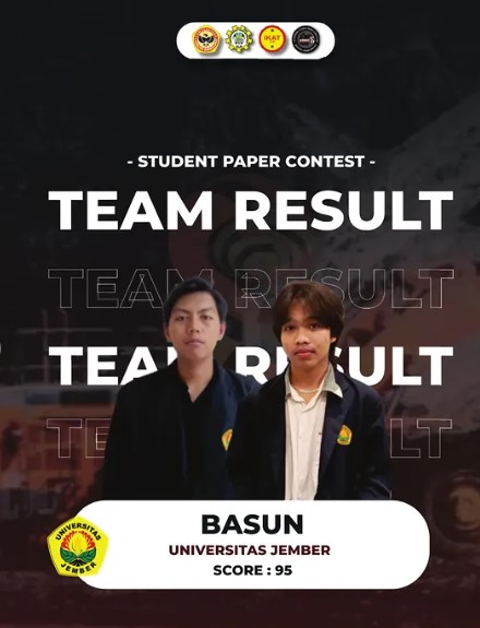 Mahasiswa Teknik Pertambangan Raih Juara Harapan 1 di Ajang Student Paper Contest 2025